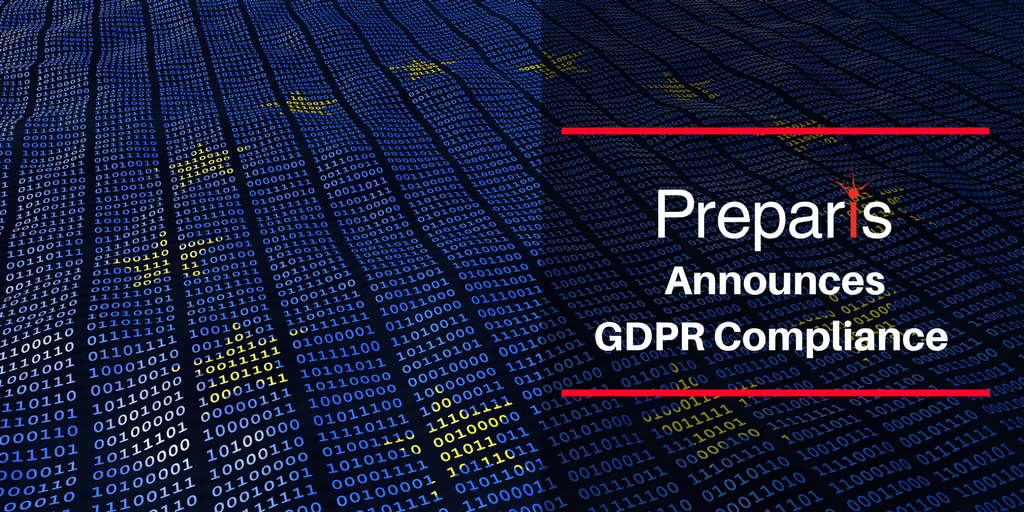 Preparis Announces Gdpr Compliance 0059